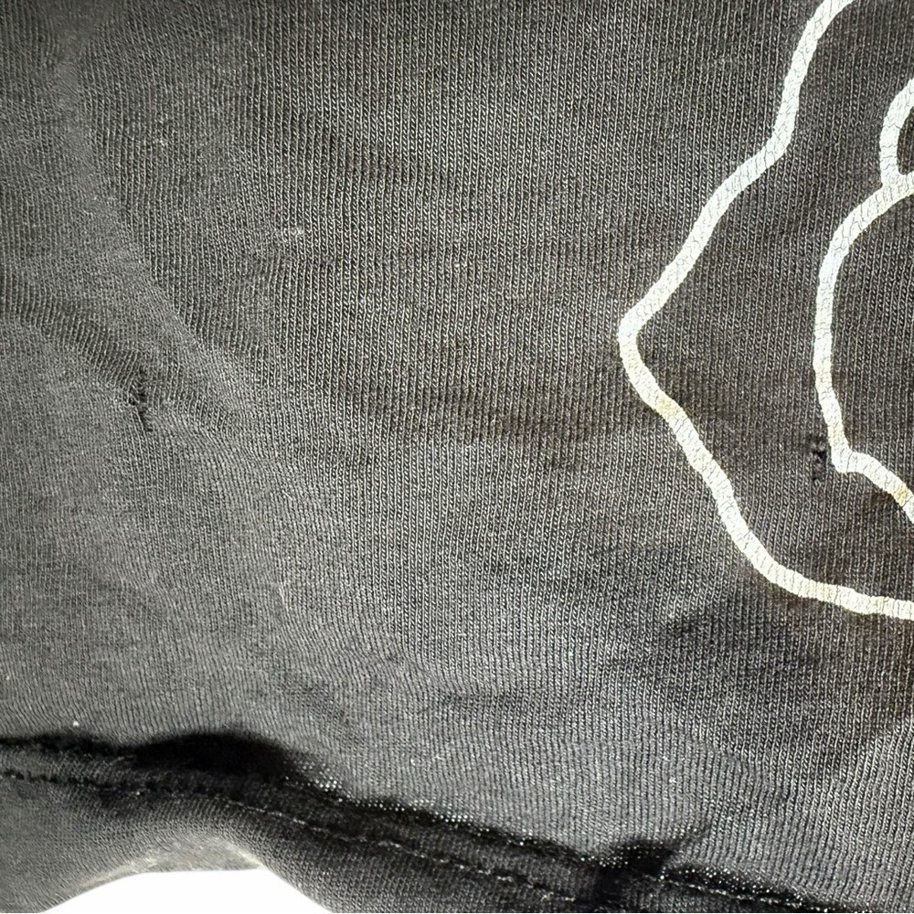 Archive Diesel Y2K Black Rose Graphic Baby Tee • Distressed Indie Sleaze S - Picture 8 of 11